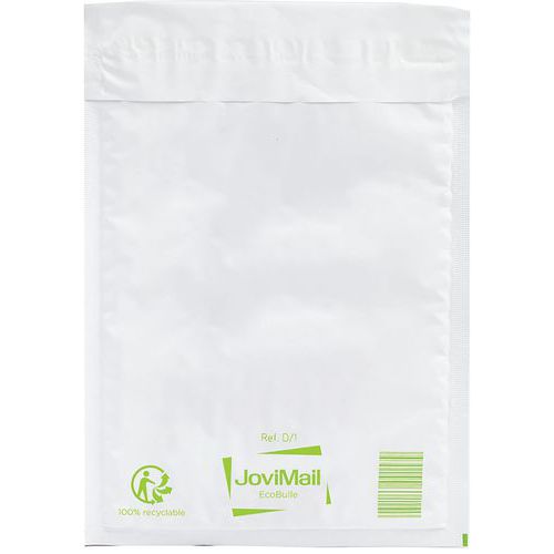 Envelopes almofadados com plástico de bolhas 100% recicláveis Envelopes almofadados com plástico de bolhas 100% recicláveis