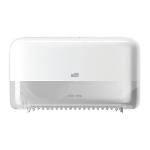 Distribuidor duplo para papel higiénico sem mandril Tork Distribuidor duplo para papel higiénico sem mandril Tork