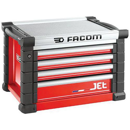 Caixa de ferramentas JETM3 – 4 gavetas – Facom