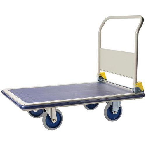 Carro metal espaldar rebatível - Capacidade 500 kg Carro metal espaldar rebatível - Capacidade 500 kg
