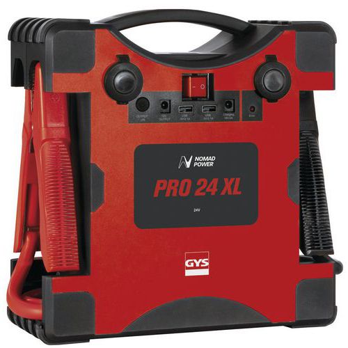 Booster com bateria de lítio NOMAD POWER PRO 24 XL – Gys Booster com bateria de lítio NOMAD POWER PRO 24 XL – Gys