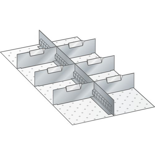 Kit de material para subdivisão 18x36E (LxPxA) 306x612x200 mm – Lista Kit de material para subdivisão 18x36E (LxPxA) 306x612x200 mm – Lista