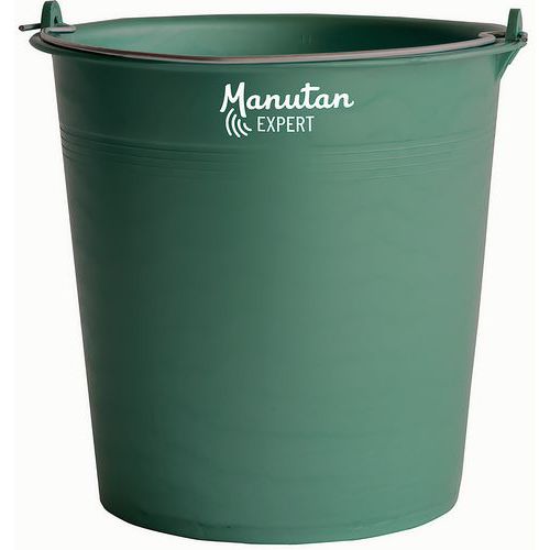 Balde redondo reciclado – 11 L – Manutan Expert