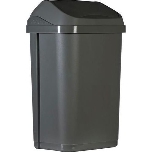 Caixote de lixo para casa de banho com tampa basculante 25 L – Manutan Expert